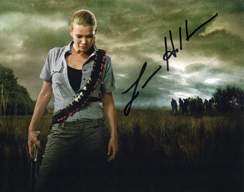 LAURIE HOLDEN signed Autograph 20x25cm "The Walking Dead" In Person Cover