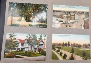 Lote de 6 postales antiguas vintage Spokane WA-Washington Manito Park jardín hundido - Imagen 1 de 11