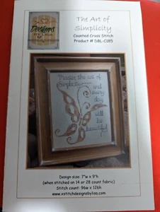 Cross Stitch Pattern The Art Of Simplicity. Designs By Lisa - Picture 1 of 1