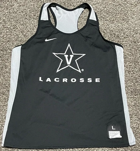 Nike Player Issued Reversible Vanderbilt Lacrosse Womens Jersey Black Large Cover