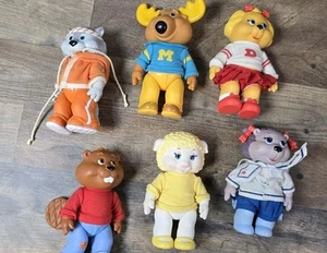 6 Get Along Gang Dress Up Kids Dolls Figures Lot Vintage 1984 Tomy 5" PVC - Picture 1 of 14