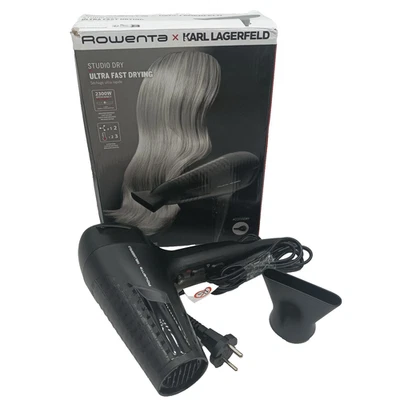 Rowenta Karl Lagerfeld Föhn CV581L Studio Dry 2100W Mit Effiwatt-Technologie - Bild 1 von 4