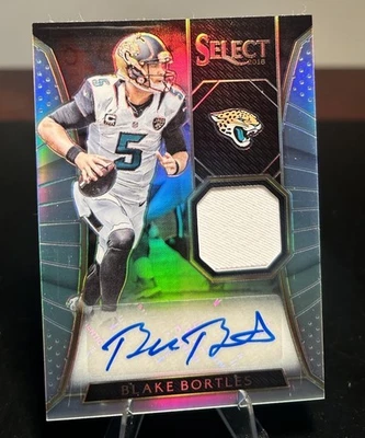 BLAKE BORTLES 2016 Panini Select Auto Materials Prizm #22 /15 Jaguars - Image 1 of 2