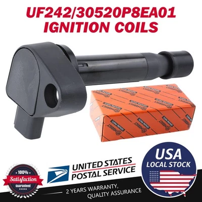 Paquete de 8 bobinas de encendido 30520P8EA01 para Honda Odyssey Acura 1999-2009 3,0/3,2/3,5 L Foto 1 de 4