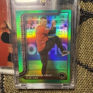 2025 Topps Series 2 - First Pitch THE MIZ Green Parallel SSP Numbered:/99 Corner - Picture 1 of 6