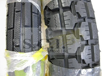 YAMAHA RD250 RD350 RD400 XS360 XS400 LIBERTY 6 PLY FRONT & REAR TUBED TIRE SET - Image 1 of 4