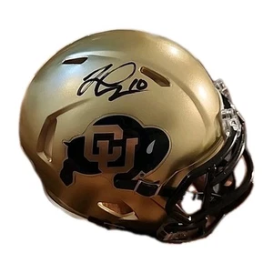 JULIAN "JUJU" LEWIS FIRMADO COLORADO BUFFALOES MINI CASCO CERTIFICADO BAJO #BQ57047 - Imagen 1 de 3