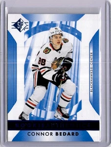 Connor Bedard Blue Rookie Authentics #101 2023-24 Sp Hockey (RC) - Picture 1 of 2