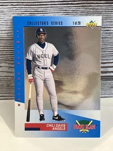 1993 UD Denny's Grand Slam Holograms #1 - Chili Davis - California Angels - Bild 1 von 2