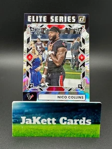 2025 Panini Donruss NFL - Elite Series Nico Collins #TES-NCO Holo - Houston - Picture 1 of 2