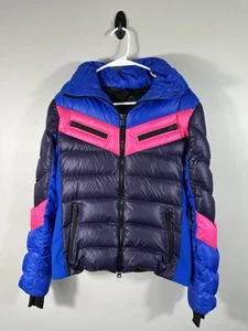 Chaqueta Bogner Fire + Ice para mujer EE. UU. 6 azul púrpura Farina plumón esquí con capucha - Imagen 1 de 23