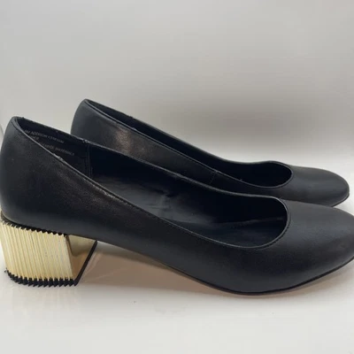 Zapatos de salón Kensie negros punta dorada EE. UU. 8 para mujer Foto 1 de 4