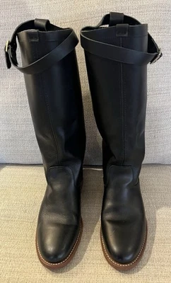 Botas de montar altas Red Wing Heritage Marion 3381 de cuero negro para mujer 9B EXCELENTES Foto 1 de 4