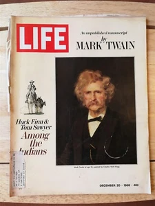 Life Magazine December 20, 1968 - An Unpublished Manuscript by Mark Twain - Picture 1 of 2