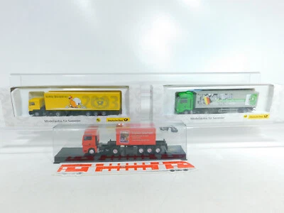 3X AWM 1:87/H0 LKW MAN: 006272 + 006777 + Trailer-Journal, Mint + Box #BX355-0,5 - Immagine 1 di 3