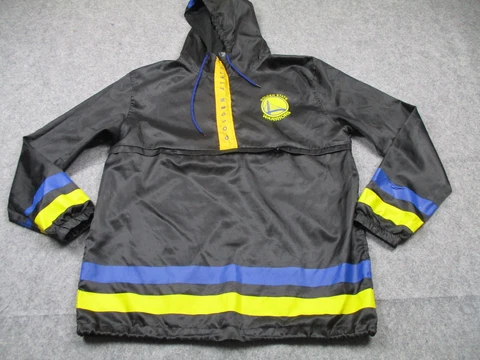 Golden State Warriors Hoodie Mens Large NBA Basketball Sweatshirt Windbreaker * Cover