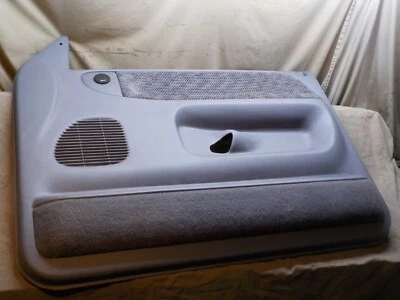 98-01 Dodge Ram 1500 2500 3500 Mist Gray passenger front inner door trim panel - Imagem 1 de 4