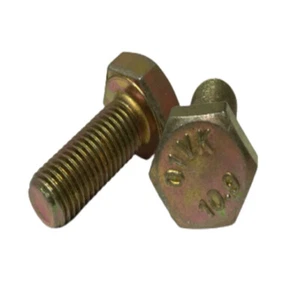 M8-1.25P x 12MM Metric Hex Cap Screws 10.9 Alloy QTY 100 - Picture 1 of 1