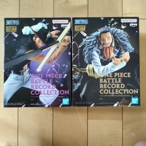 One Piece Battle Record Collection Dracule Mihawk & Crocodile Figure Set Banpres - Picture 1 of 6