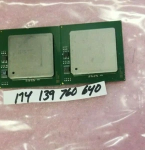 A PAIR OF SL8EW Intel Corporation Intel Xeon MP 3.0GHz 8Mb Cache Socket 604 CPU - Picture 1 of 1
