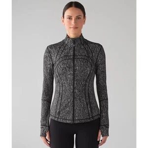 Lululemon Define Luon geeignete Jacquard-Laufjacke mit durchgehendem Reißverschluss 12 - Bild 1 von 15