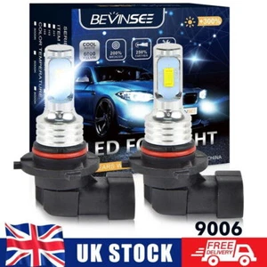 2x 9006 HB4 LED Fog Light Bulbs White 6000K Fit Mercedes CLK C209 A209 2002-2009 - Picture 1 of 10