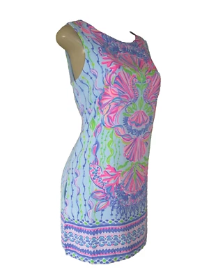 Lilly Pulitzer Donna Romper Sea Shellabration Size 10 (29096D) pink blue - Image 1 of 4