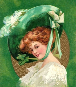 c1910 Embossed The Wearing of Green Ellen Clapsaddle Postcard - Picture 1 of 3