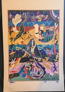 Song of Songs Scene 1 Of 8 Original Signed Serigraphs Raphael Abecassis 9/125 - Picture 1 of 6