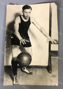 Malvyn Mally Nydahl Baseball Football Basketballstar 1923 Original Pressefoto - Bild 1 von 2