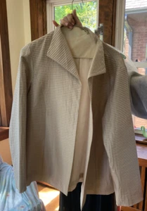 Chaqueta de vestir para mujer Eileen Fisher 100 % seda, talla L - Imagen 1 de 2