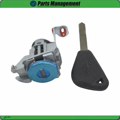 Cilindro de bloqueo de puerta del lado del conductor FL con llave para Subaru Impreza Forester 2008-2014 Foto 1 de 4