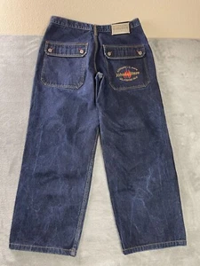 Johnny Blaze Jeans Men 36x33 Fits 34x29 Blue Baggy Y2K Street Hip Hop Denim - Picture 1 of 17