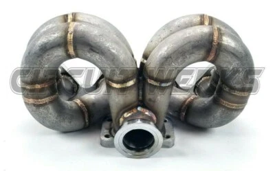 本田讴歌 Civic Integra B 系列 Turbo T3/T4 Ram Horn Manifold 304 不锈钢 — 第 1/4 张图片