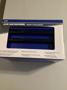 US GENERAL Mini Tool Box Harbor Freight BLUE BRAND NEW IN BOX - Picture 1 of 4