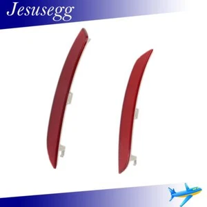 Pair Rear Bumper Red Reflector Light for BMW F01 F02 F03 F04 730i 740i 750i - Picture 1 of 7