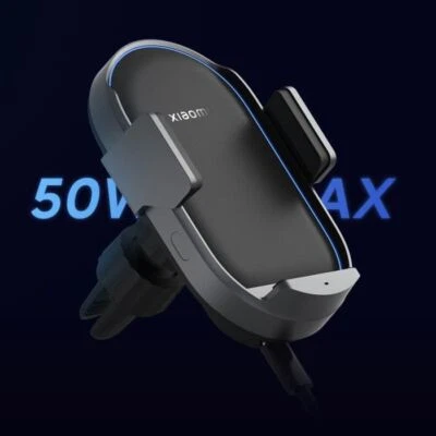 New Xiaomi Wireless Mount Holder Car Charger Pro 50W MAX Smart Fast Charging - Image 1 of 4