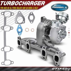 Turbo Turbocharger for Audi A3 Ford Galaxy VW Bora Golf IV 1.9 TDI GT1749V New - Picture 1 of 11
