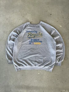Vintage 1985 Kansas City Royals World Series Champions Crewneck - Picture 1 of 6