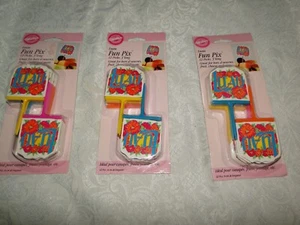 New Wilton Luau Party Picks, great for cakes, cupcakes, bento, 3 packs, 36 picks - Picture 1 of 2