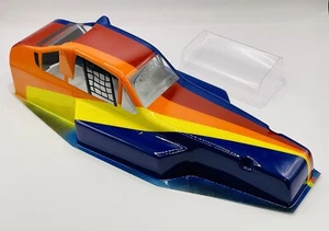 PAINTED VINTAGE TEAM ASSOCIATED RC10 BUGGY JAMMIN JAY HALSEY WORLDS BODY + WING - Picture 1 of 1