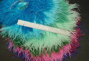 Sebastiani 5" to 7" Ostrich Plume Fringe 3" Sections Fly Tying/Intruder Feathers - Picture 1 of 64