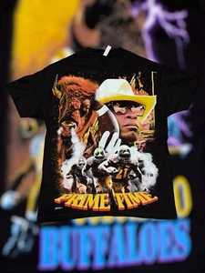 PRIME TIME Colorado Buffaloes Dion Sanders BACKSTOCK CO. AOP LG Shirt Football - Picture 1 of 6