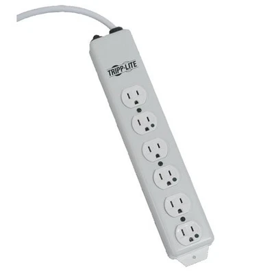 Tripp Lite Safe-IT Power Strip Hospital Medical Antimicrobial 120V 5-15R-HG 6 - Image 1 of 4