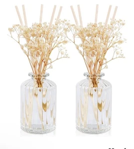 NEW IN BOX L’odeur Vill DIY Reed Diffuser Set 12.2 Fl oz x2 Clean Linen - Picture 1 of 3