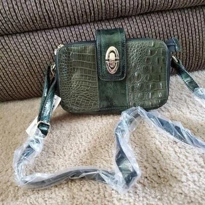 Bolso Bandolera Madi Claire Cuero Verde Foto 1 de 4