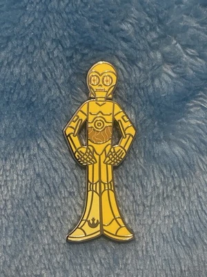 迪士尼乐园 2025 隐藏米奇波 B 针 - C3PO“黄色故事”徽章 — 第 1/3 张图片