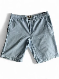 Original Penguin by Munsingwear Men’s Striped Cotton Shorts Blue White 34 - Picture 1 of 7