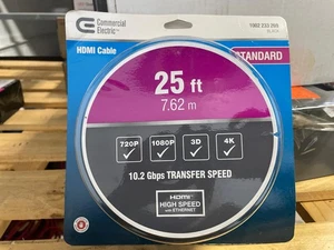 Commercial Electric 25 ft. Standard HDMI Cable (2 packs) - Picture 1 of 9