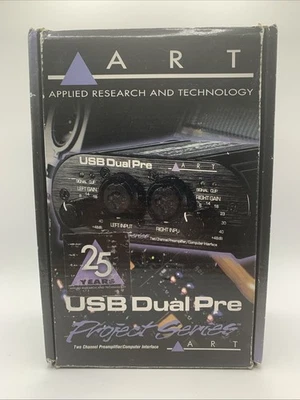 ART USB Dual Pre Two Channel Preamplifier/Computer Interface (USBDUALPREPS) - Image 1 of 4